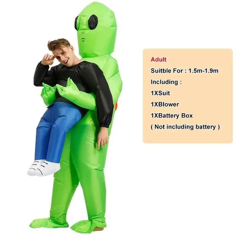 Alien Inflatable Adult Costume Horror Monster Role-Playing Adult Children Thanksgiving Halloween Party Stage Children Costume
