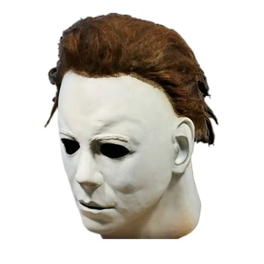 Cosplay Michael Myers Party Masks for Latex Full Head Scary Horror Murderer for Adult Halloween Stage Performance April Fools