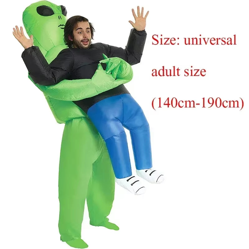 Alien Inflatable Adult Costume Horror Monster Role-Playing Adult Children Thanksgiving Halloween Party Stage Children Costume