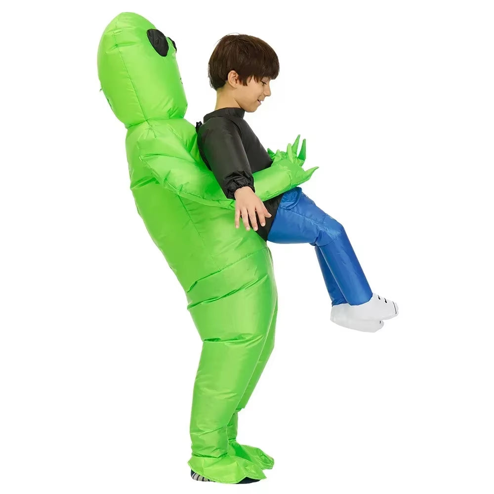Alien Inflatable Adult Costume Horror Monster Role-Playing Adult Children Thanksgiving Halloween Party Stage Children Costume