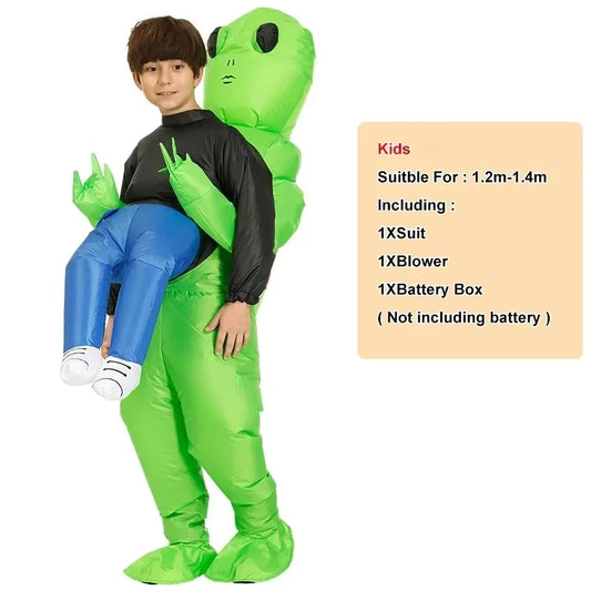 Alien Inflatable Adult Costume Horror Monster Role-Playing Adult Children Thanksgiving Halloween Party Stage Children Costume