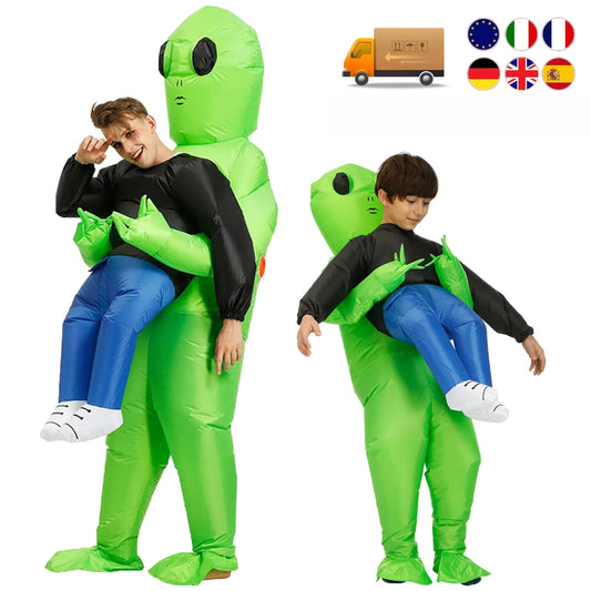 Alien Inflatable Adult Costume Horror Monster Role-Playing Adult Children Thanksgiving Halloween Party Stage Children Costume
