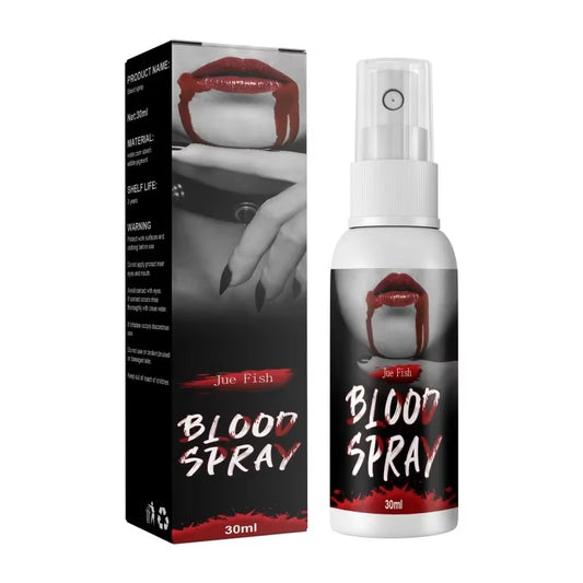 30Ml Fake Blood Spray Blood for Halloween Makeup Zombie Clothes Realistic Washable Horror Fake Blood Spray Prank Cosplay Prop